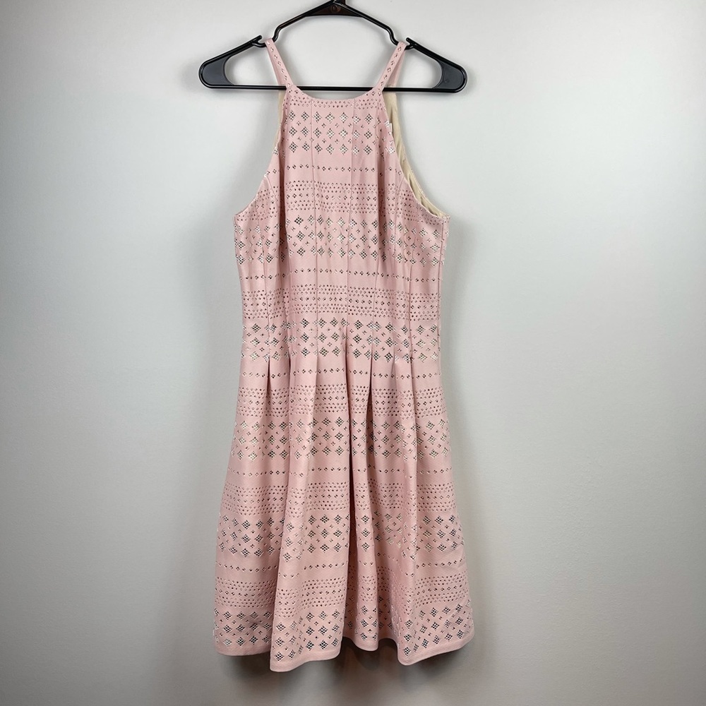 Eliza J Light Pink Midi Dress